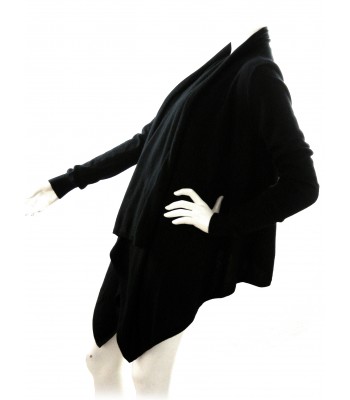 Ralph Lauren Black Label Cardigan Donna Easy Wrap Nero 2