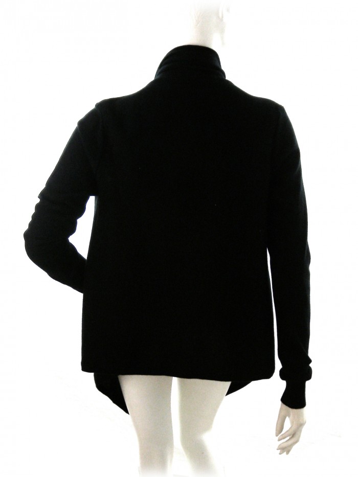 Ralph Lauren Black Label Cardigan Woman Easy Wrap Black