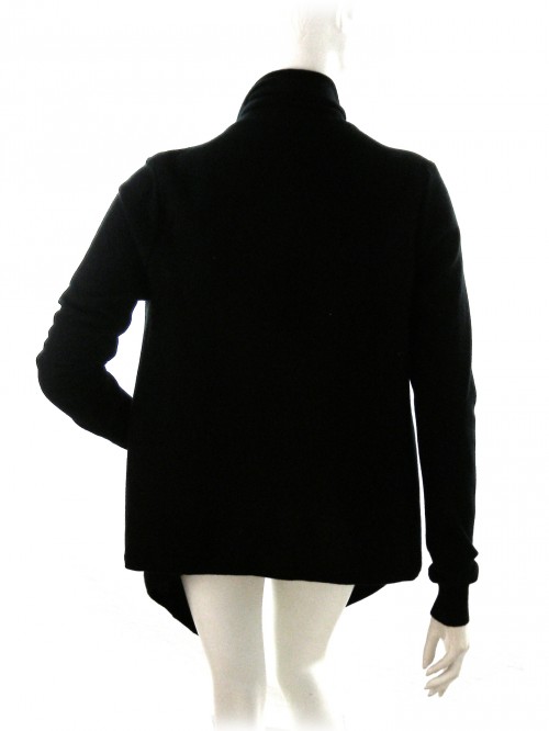 Ralph Lauren Black Label Cardigan Donna Easy Wrap Nero