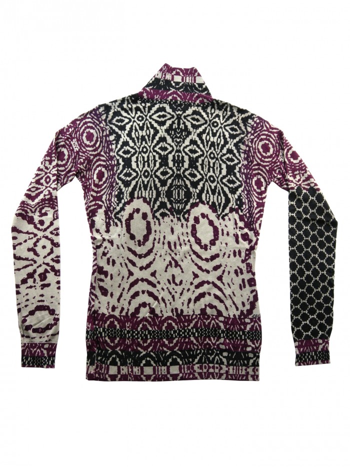 Etro Woman Sweater Mod. 18305 Cashmere and Fantasy Silk Etro Woman Sweater Mod. 18305 Cashmere and Fantasy Silk