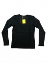 Etro Woman Shirt Mod. 18985 V-Neck Plain Black