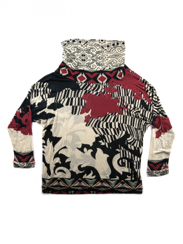 Etro Sweater Woman Mod. 15515 Fancy Donut Neck Etro Sweater Woman Mod. 15515 Fancy Donut Neck