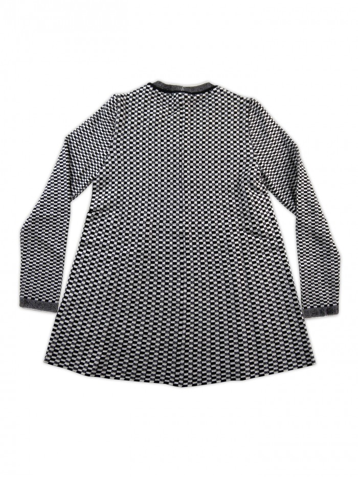 Daniel & Mayer Maglia Donna V-Neck Svasata Bianco/Nero