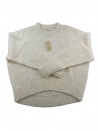 Michael Kors Women's Short Oversize Cream Sweater