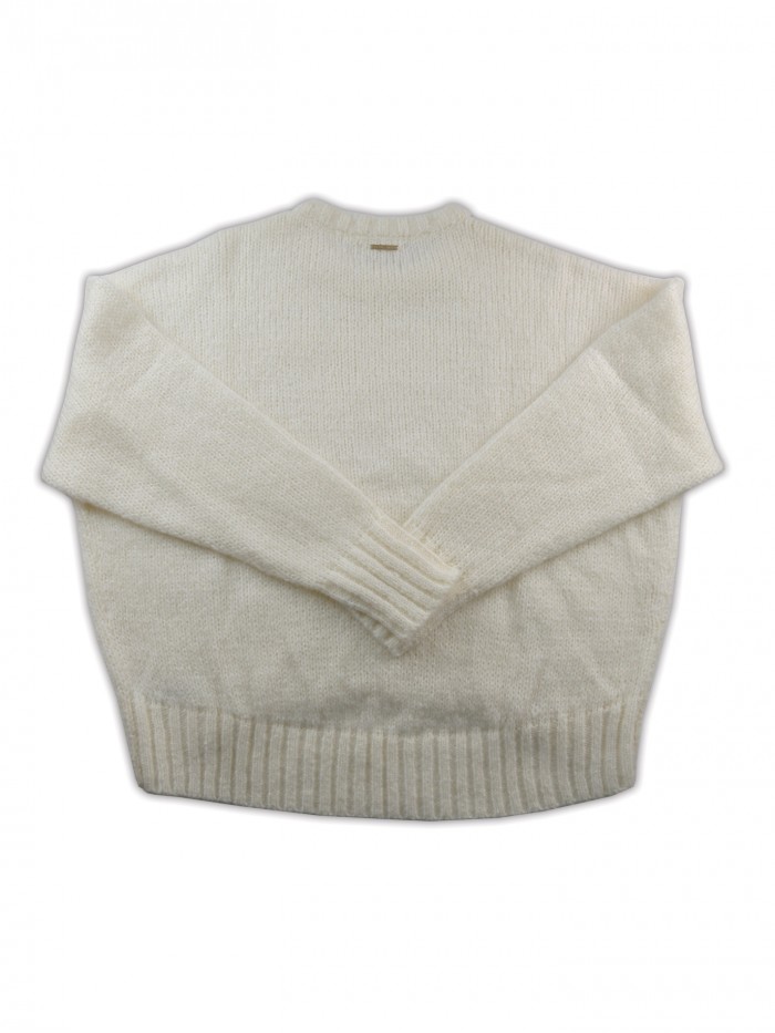 Michael Kors Maglia Donna Oversize Corta Panna