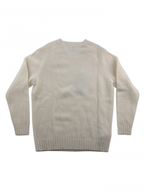 Pinko Sweater Woman Mod. Corinto Pearls and Paillettes Cream