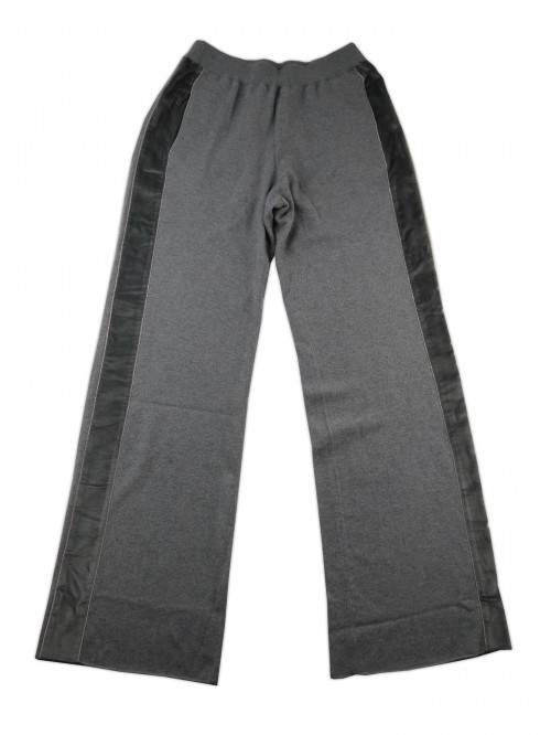 Fabiana Filippi Trousers Woman Art. PG80317 Palazzo Lurex / Gray Velvet Fabiana Filippi Trousers Woman Art. PG80317 Palazzo Lurex / Gray Velvet