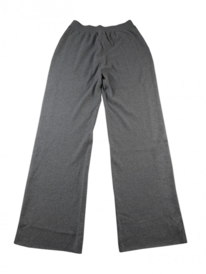 Fabiana Filippi Trousers Woman Art. PG80317 Palazzo Lurex / Gray Velvet
