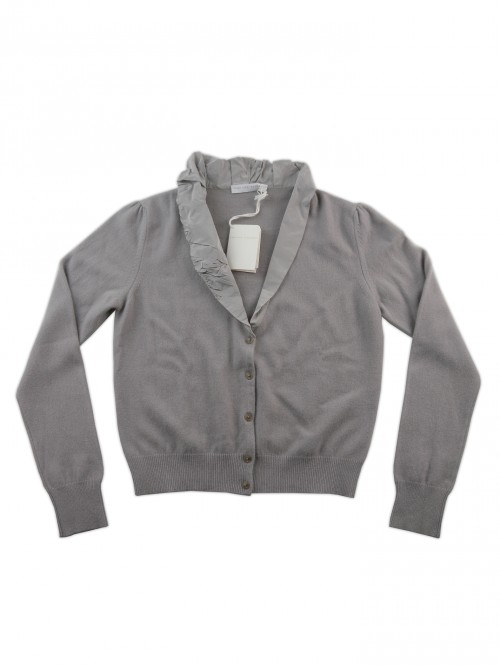 Fabiana Filippi Cardigan Woman Art. 68510 Tortora Fabiana Filippi Cardigan Woman Art. 68510 Tortora