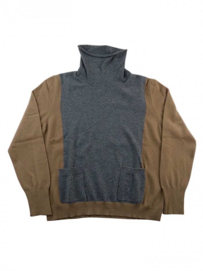 Fabiana Filippi Women's Sweater Donut Gray / Brown Fabiana Filippi Women's Sweater Donut Gray / Brown