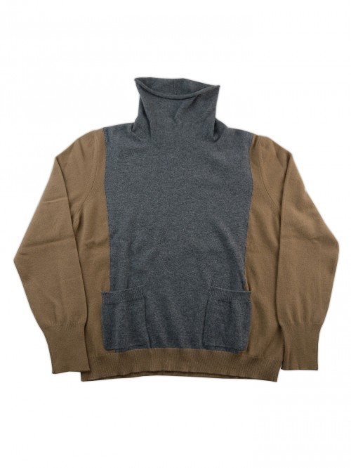 Fabiana Filippi Women's Sweater Donut Gray / Brown Fabiana Filippi Women's Sweater Donut Gray / Brown