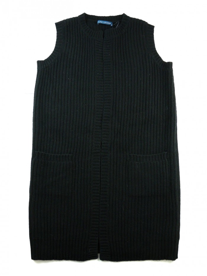 Ralph Lauren Women's Long Vest Black Ralph Lauren Women's Long Vest Black