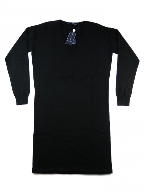 Ralph Lauren Maxi Pull Donna V-Neck Art. 391BSRDW1135A Nero Ralph Lauren Maxi Pull Donna V-Neck Art. 391BSRDW1135A Nero