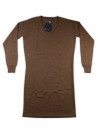 Ralph Lauren Maxi Pull Woman V-Neck Art. 391BSRDW1135A Brown