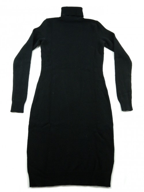 Ralph Lauren Women's Black Turtleneck Dress