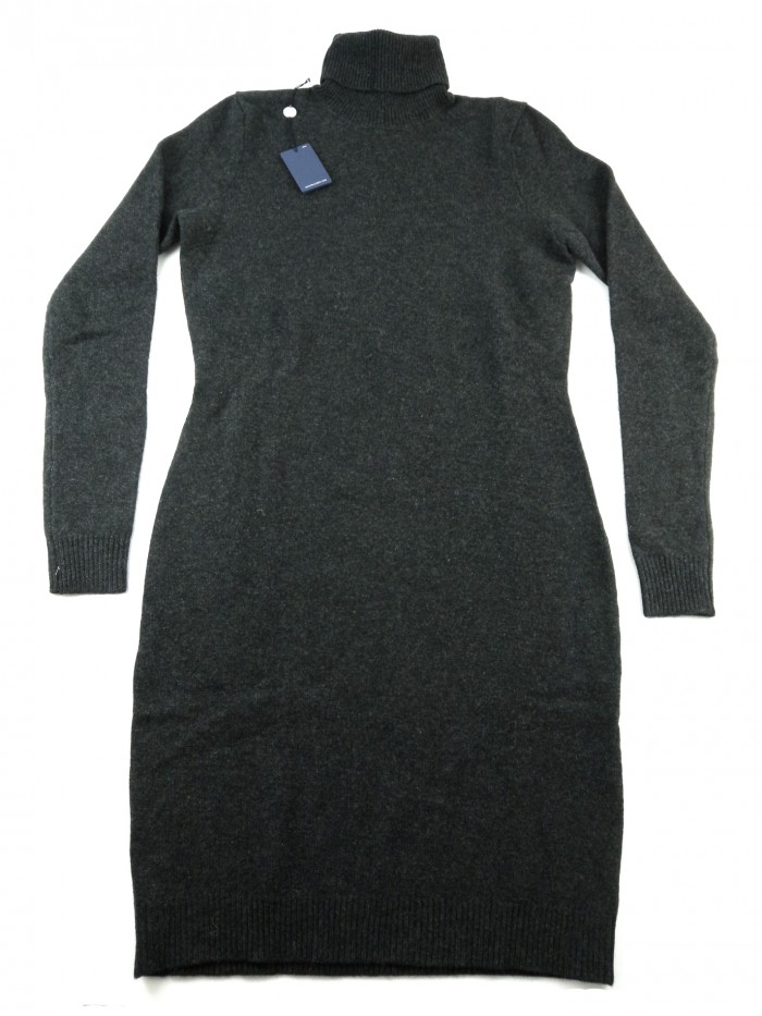 Ralph Lauren Women's Dark Gray Turtleneck Dress Ralph Lauren Women's Dark Gray Turtleneck Dress
