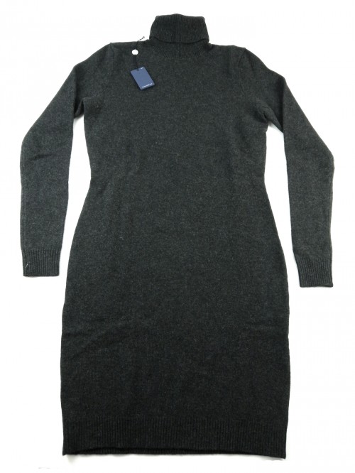 Ralph Lauren Women's Dark Gray Turtleneck Dress Ralph Lauren Women's Dark Gray Turtleneck Dress