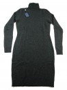 Ralph Lauren Women's Dark Gray Turtleneck Dress