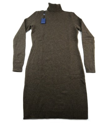 Ralph Lauren Women's Brown Turtleneck Dress