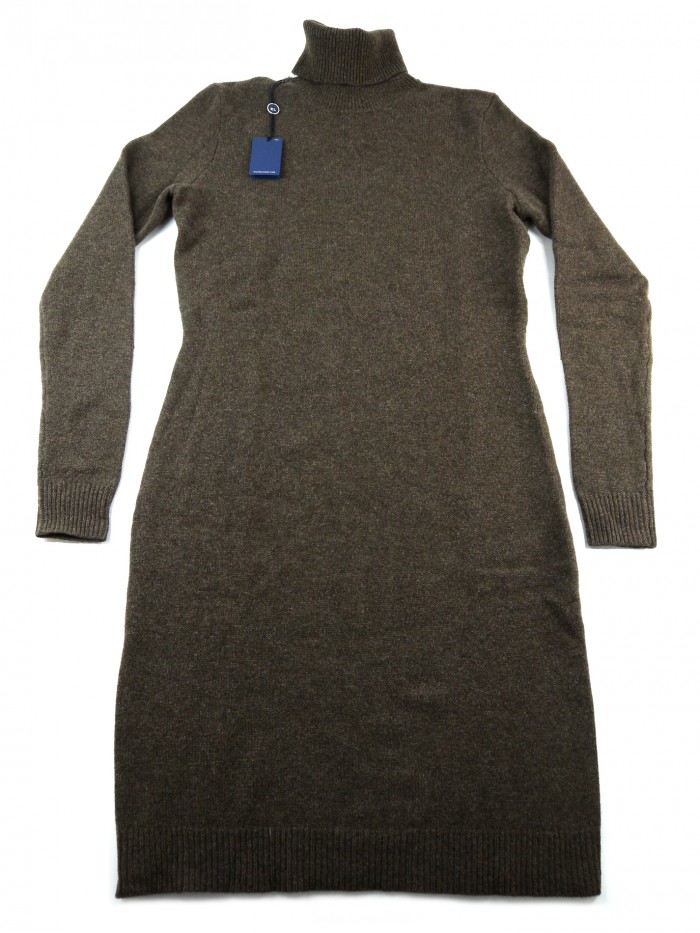 Ralph Lauren Women's Brown Turtleneck Dress Ralph Lauren Women's Brown Turtleneck Dress