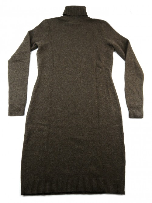 Ralph Lauren Women's Brown Turtleneck Dress