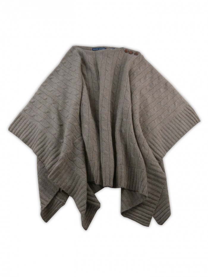 Ralph Lauren Cape Woman Braids Taupe Ralph Lauren Cape Woman Braids Taupe