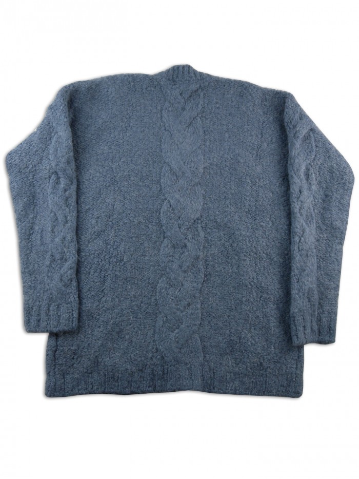 Dvroma Cardigan Woman Art. 19070 Oversize Avio