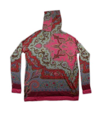 Etro Sweater Woman Mod. 18848 Paisley Fantasy Coral Pink 2