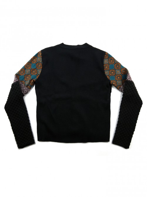 Etro Cardigan Woman Mod. 19063 Short Multicolored Fantasy