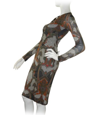 Etro Vestito Donna Mod. 15443 Slim V-Neck Fantasia 2