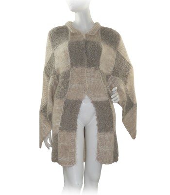 Etro Cardigan Woman Mod. 18348 Beige Checked Bat