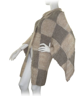 Etro Cardigan Woman Mod. 18348 Beige Checked Bat 2