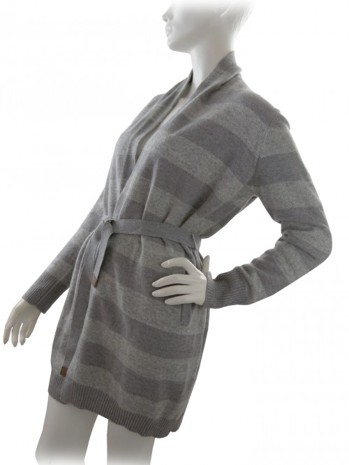 Fabiana Filippi Cardigan Donna Mod. 71710 Rigato Grigio