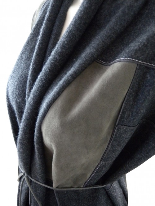 Fabiana Filippi Cardigan Donna Mod. PL90417 Camoscio Grigio