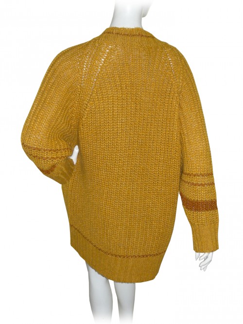 Mia Wish Cardigan Woman Art. 10639 Open Gold Lurex