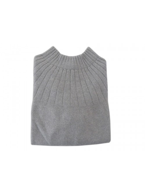 Aquascutum London Women's Sweater Turtleneck Crater Perla