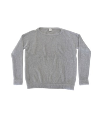 Pinko Tag Women's Lurex Sweater in Pearl Gray