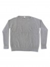 Pinko Tag Women's Lurex Sweater in Pearl Gray