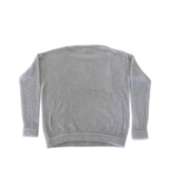 Pinko Tag Maglia Donna Lurex Grigio Perla 2