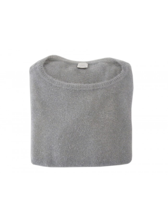 Pinko Tag Women's Lurex Sweater in Pearl Gray