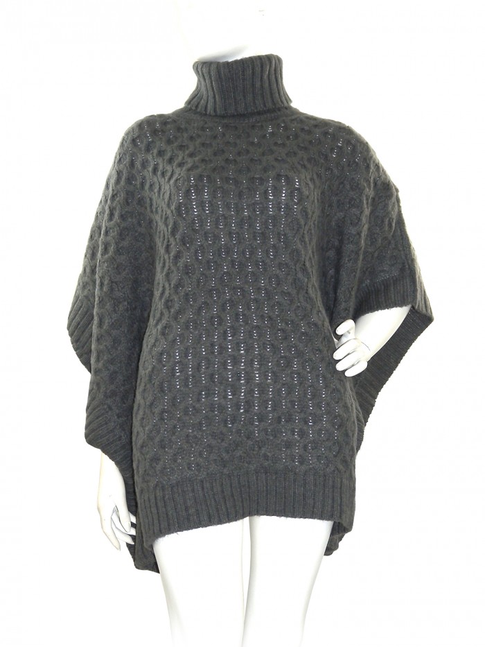 Michael Kors Mantella Donna Dolcevita Trecce Grigio Michael Kors Mantella Donna Dolcevita Trecce Grigio