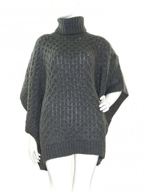 Michael Kors Mantella Donna Dolcevita Trecce Grigio Michael Kors Mantella Donna Dolcevita Trecce Grigio