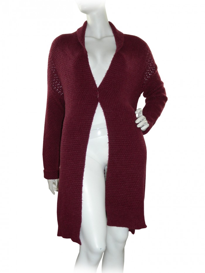 Suncoo Cardigan Donna Mod. Gile Giorgina Bordeaux Suncoo Cardigan Donna Mod. Gile Giorgina Bordeaux