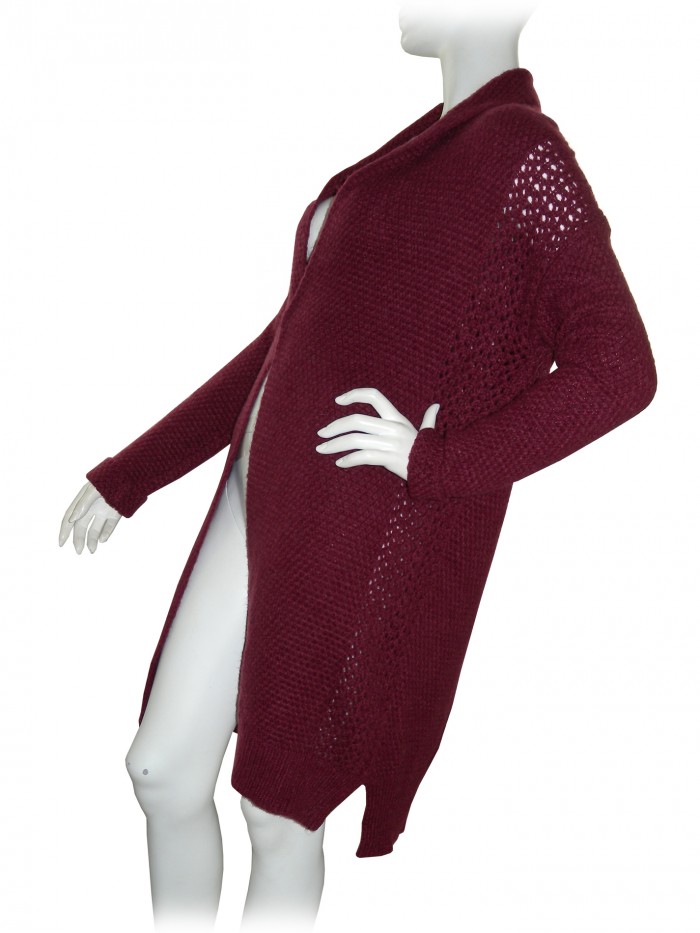 Suncoo Cardigan Woman Mod. Gile Giorgina Bordeaux