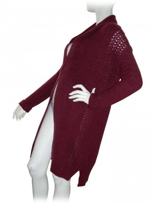 Suncoo Cardigan Woman Mod. Gile Giorgina Bordeaux