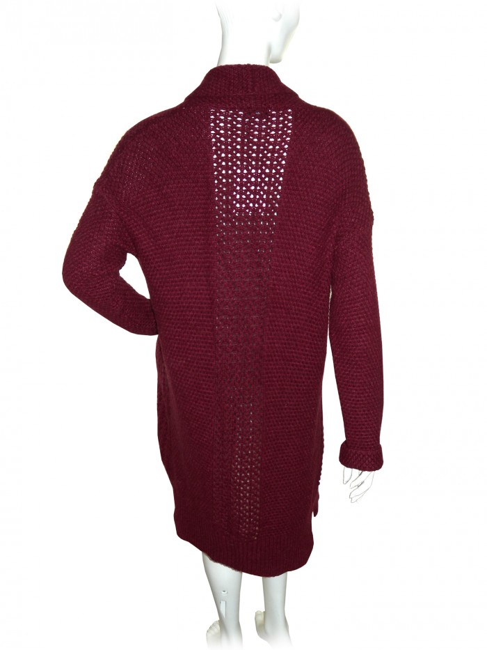 Suncoo Cardigan Woman Mod. Gile Giorgina Bordeaux