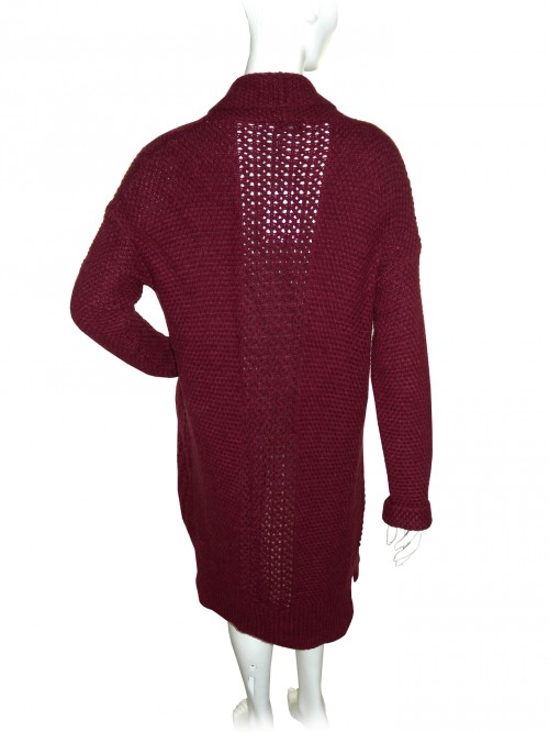 Suncoo Cardigan Woman Mod. Gile Giorgina Bordeaux
