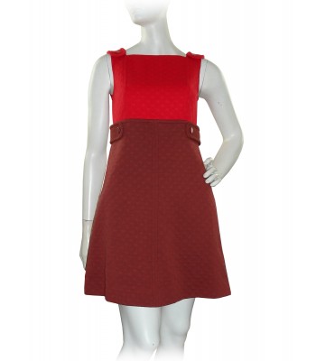 Missoni Bicolor Dress Woman Brick / Red