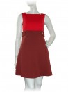 Missoni Bicolor Dress Woman Brick / Red