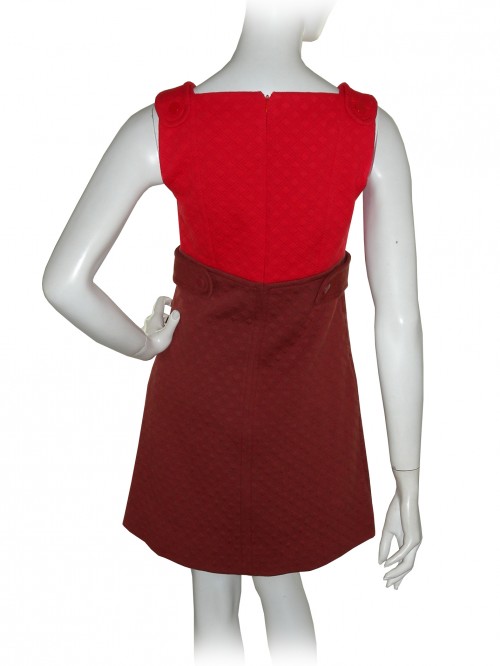 Missoni Bicolor Dress Woman Brick / Red